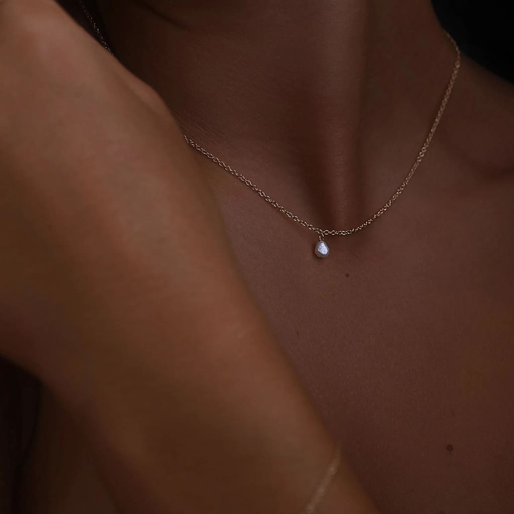 Tiny Pearl Necklace