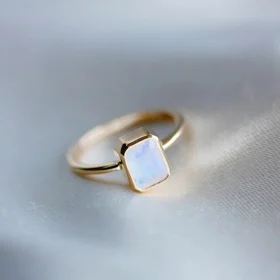 Luminous Gemstone Ring