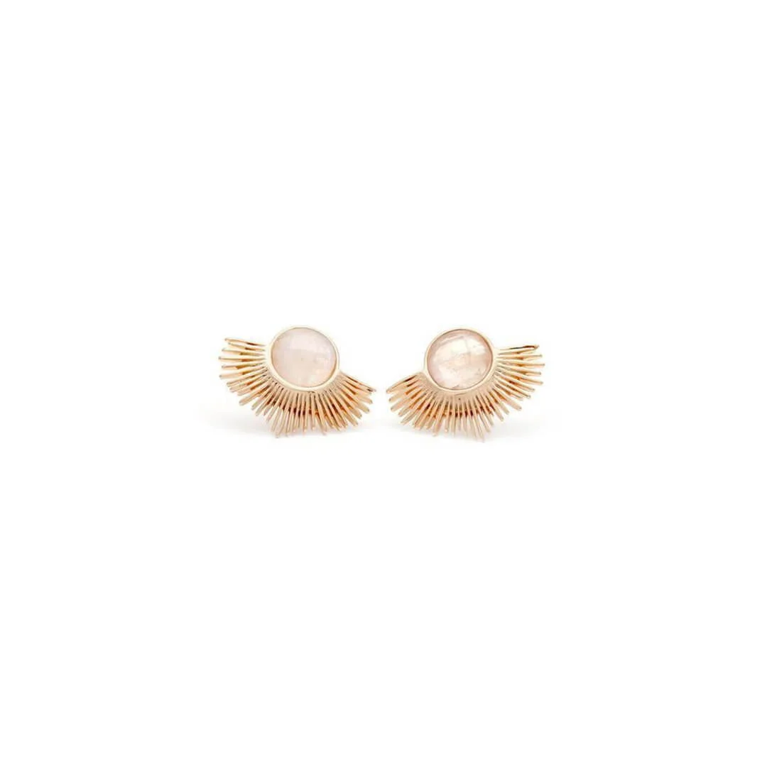 Hera Gemstone Stud Earrings